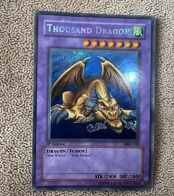 Thousand Dragon MRD-143 Secret Rare 1st Edition YuGiOh North American Print LP - Image 1