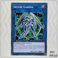 Secure Gardna - MP18-EN199 - Common 1st Edition Yugioh - Image 1