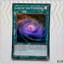 Law of the Cosmos - LED7-EN035 - Super Rare 1st Edition Yugioh - Image 1