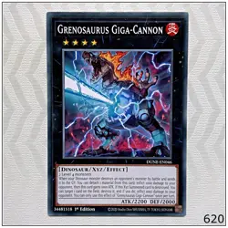 Grenosaurus Giga-Cannon - DUNE-EN046 - Common 1st Edition Yugioh - Image 1