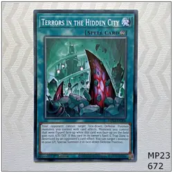 Terrors in the Hidden City - MP23-EN206 - Common 1st Edition Yugioh - Image 1