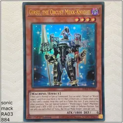 Girsu, the Orcust Mekk-Knight - RA03-EN026 - 1st Edition Yugioh - Image 1