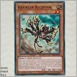 Krawler Receptor - CIBR-EN019 - Common 1st Edition Yugioh - Image 1