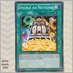 Double or Nothing! - GENF-EN046 - Common Unlimited Yugioh - Image 1