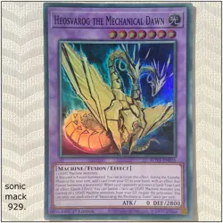 Heosvarog the Mechanical Dawn - ROTA-EN035 - Super Rare 1st Edition Yugioh - Image 1