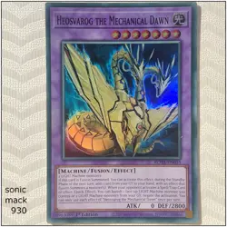 Heosvarog the Mechanical Dawn - ROTA-EN035 - Super Rare 1st Edition Yugioh - Image 1