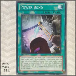 Power Bond - SDCR-EN022 - Common 1st Edition Yugioh - Image 1
