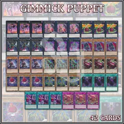 GIMMICK PUPPET DECK 42 | Strings Disaster Leo Giant Hunter Terror Baby YuGiOh - Image 1