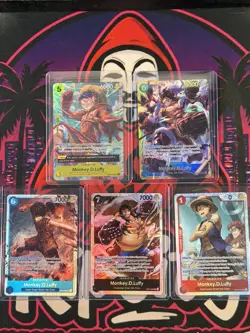 One Piece TCG - Monkey. D. Luffy Bundle - OP11 OP07 OP04 OP02 OP14 SEC / SR (NM) - Image 2