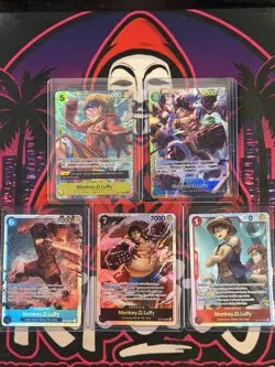 One Piece TCG - Monkey. D. Luffy Bundle - OP11 OP07 OP04 OP02 OP14 SEC / SR (NM) - Image 3