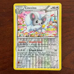 Cinccino RC19/RC25 Uncommon Legendary Treasures Radiant Collection Pokemon Card - Image 1