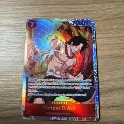 Portgas D Ace OP02-013 SR Two Legends - One Piece TCG Card English Near Mint - Image 1