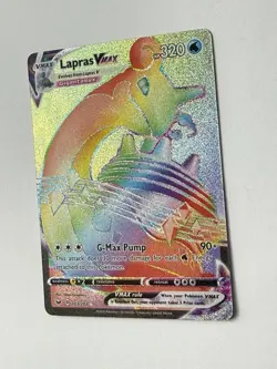 Lapras VMAX - 203/202 - Pokemon Sword & Shield Base Set Secret Rare Card NM - Image 2