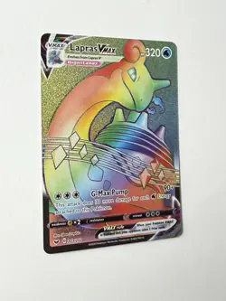 Lapras VMAX - 203/202 - Pokemon Sword & Shield Base Set Secret Rare Card NM - Image 3