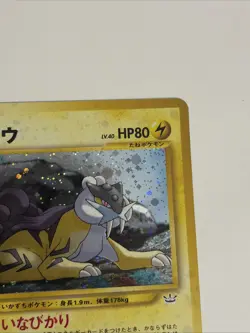 Raikou Pokemon Card Japanese 243 Neo Revelation Vintage Holo Pokemon - Image 3