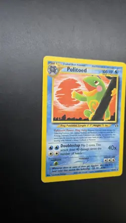 Politoed 27/75 Neo Discovery Regular Pokemon Card - Ungraded - Image 4