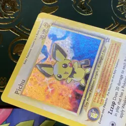 Pichu - 12/111 - Pokemon Neo Genesis Unlimited Holo Rare Card WOTC HP / DMG - Image 4