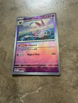 Pokemon TCG Sylveon Prismatic Evolutions Pokeball Reverse Holo Card 040/131 - Image 2