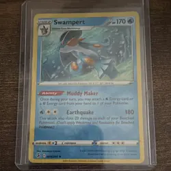 Pokemon TCG Swampert & Wailord Card Lot 2021 064/264 083/185 2 Cards - Image 2