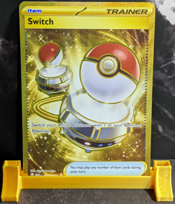 Switch 206/165 S&V 151 (MEW) NM ⭐ Gold Hyper Rare Full Art Pokemon Card - Image 1