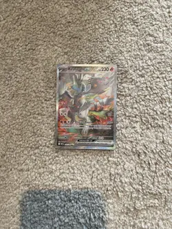 Pokemon TCG Reshiram EX White Flare Card 166/086 Sir NM Condition - Image 1