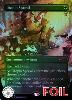 Utopia Sprawl Borderless - Foil - Secret Lair Kelogsloops - 409 NM - Image 1