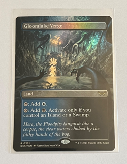 MTG Gloomlake Verge - Borderless Foil - Duskmourn - #331 - Image 1