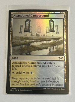 MTG Abandoned Campground - Foil - Duskmourn - #255 - Image 1