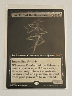 MTG Overlord of the Balemurk - Extended Art - Duskmourn - #377 - Image 1
