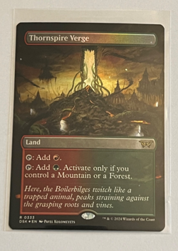 MTG Thornspire Verge - Borderless Foil - Duskmourn - #333 - Image 1