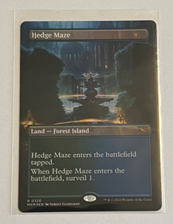 MTG Hedge Maze - Borderless Foil - Murders at Karlov Manor - #326 - Image 1