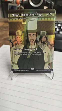 MTG Avatar - Mayor Tong of Chin Village (Borderless) [FOIL] - TLE - NM - Image 1