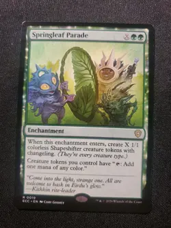 Springleaf Parade NM Commander: Lorwyn Eclipsed Magic The Gathering MTG Tcg - Image 1