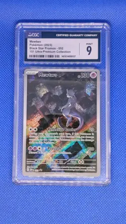 Mewtwo 052 - Pokemon Black Star Promos: 151 UPC CGC 9 Mint - Image 1