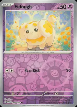 Pokemon - Fidough #097/198 - SV01: Scarlet & Violet Base Set Reverse Holo - Image 1