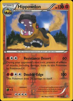 Pokemon - Hippowdon #88/160 - XY - Primal Clash Reverse Holo - Image 1