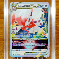 Pokemon Lost Origin Hisuian Zoroark VSTAR 147/196 AGS Legendary 10 FA Holo 2022 - Image 2