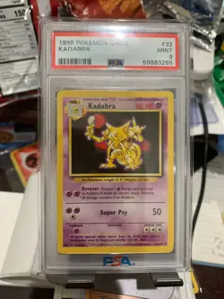 1999 Pokemon Base Set Kadabra #32 PSA 9 MINT 🧠 WOTC Vintage - Image 1