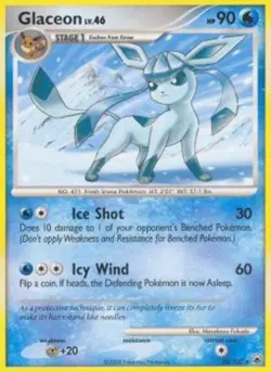 Glaceon - 20/100 - Rare NM, English Pokemon Majestic Dawn - Image 1