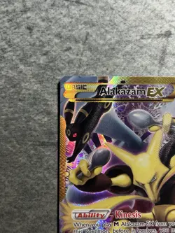 Alakazam EX (Secret) 125/124 Fates Collide Holo NM Pokemon TCG - Image 2