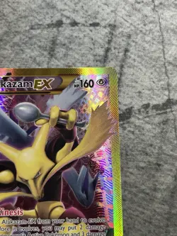 Alakazam EX (Secret) 125/124 Fates Collide Holo NM Pokemon TCG - Image 3