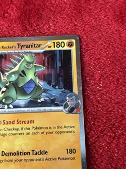 Team Rocket's Tyranitar (Pokemon Center Exclusive) Stamped 096/182 Near Mint - Image 2