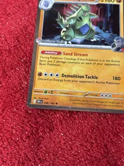 Team Rocket's Tyranitar (Pokemon Center Exclusive) Stamped 096/182 Near Mint - Image 4