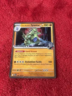 Team Rocket's Tyranitar (Pokemon Center Exclusive) Stamped 096/182 Near Mint - Image 5