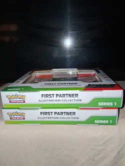 Pokemon TCG First Partner Illustration Collection Box Series 1 (LOT OF 2 SEALED) - Image 4