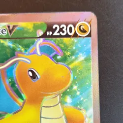 Dragonite V Full Art Ultra Rare Holo 076/078 Pokemon GO HP 230 - Image 4