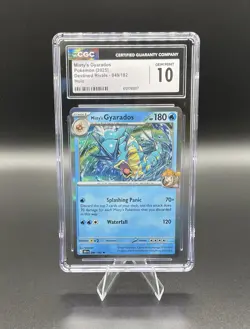 Pokemon Misty's Gyarados Sv10 Destined Rivals 049/182 Rare Holo 180 HP CGC 10 - Image 1