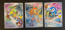Pokemon First Partner Illustration Collection Series 1 Sinnoh Starters (NM) - Image 1