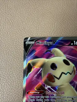 Pokemon Mimikyu V Ultra Rare Full Art Holo Swsh05 Battle Styles 148/163 TCG - Image 2