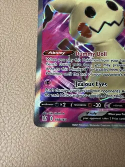 Pokemon Mimikyu V Ultra Rare Full Art Holo Swsh05 Battle Styles 148/163 TCG - Image 5
